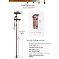 thumbnail image 5 of Bastón plegable para senderismo YONGSHENG altura ajustable ligero antideslizante Balblack, 5 of 5
