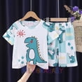 thumbnail image 1 of Pijamas de Pokémon para niños y niñas, traje de manga corta de dibujos animados, ropa de dormir informal, conjunto de ropa de casa, trajes de verano qym unisex, 1 of 2
