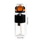 thumbnail image 3 of Botella deportiva de 600 ml con pajita y boquilla | Vaso portátil a prueba de fugas para gimnasio, escuela y viajes | Botella de plástico de gran capacidad sin BPA para niños y adultos, 3 of 6
