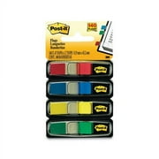 Small Flags 0.5" x 1.75", Standard, Assorted Primary, 140/Dispenser, 6 Dispensers/Box