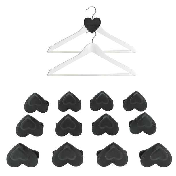 Gancho de Conexión de Percha, Ganchos de conector de Colgilla de Ropa Multifuncional de 12 Piezas de PlásTico para Buardar Espacio para El Armario