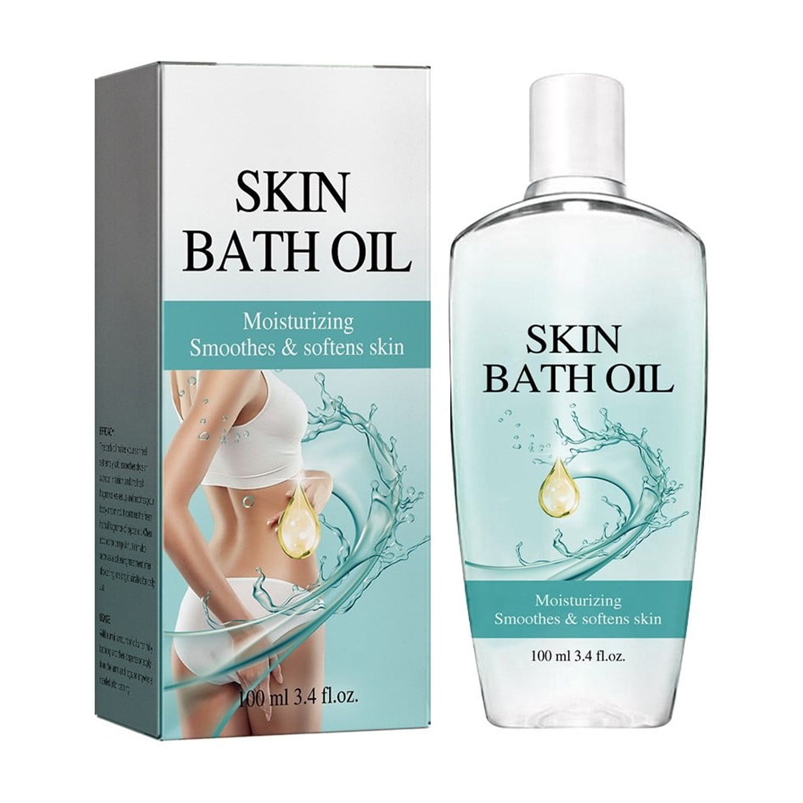 Linjieee Bath Oil Body Gentle Cleansing Skin Moisturizing Lubricating ...