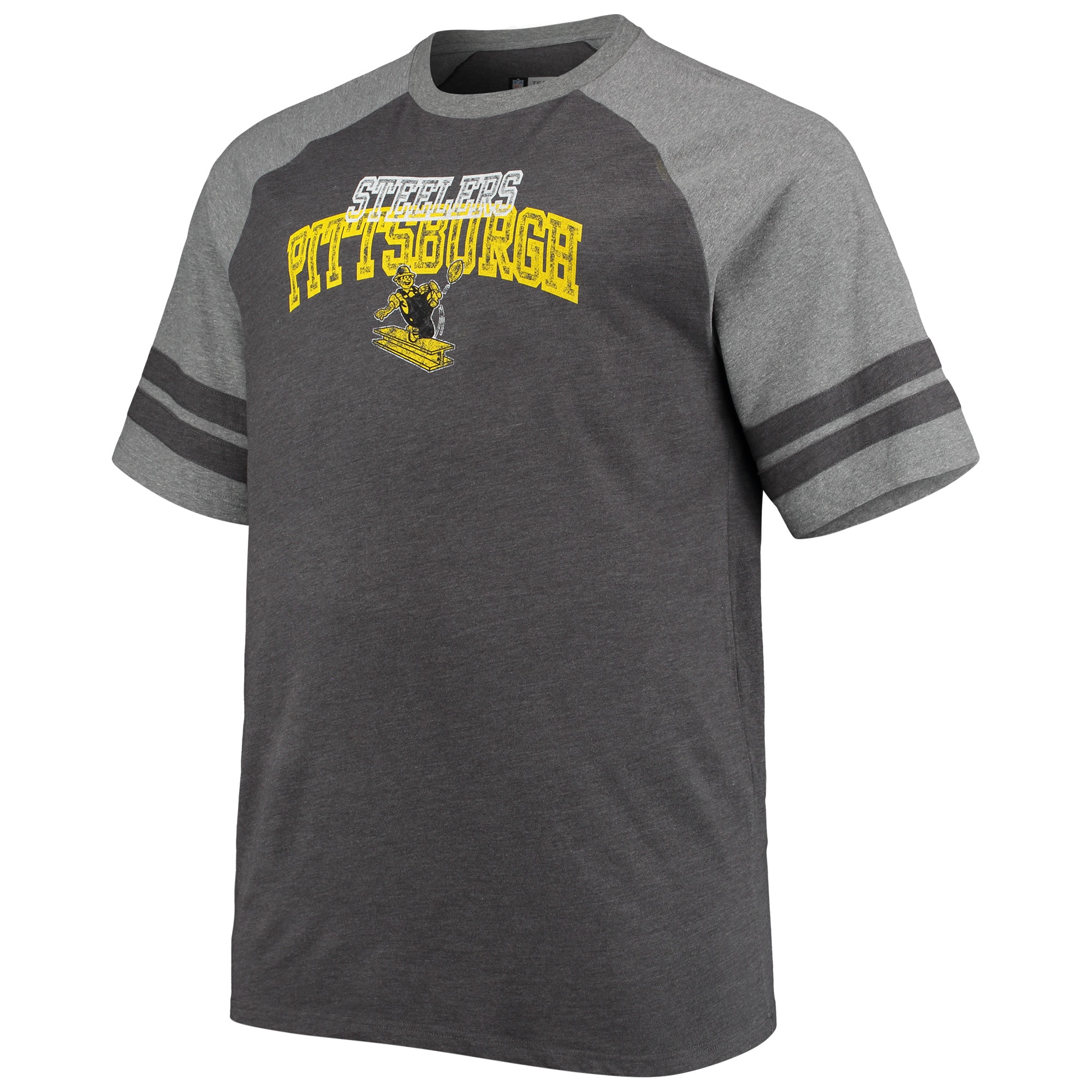 Men's Fanatics Branded Black Pittsburgh Steelers Big & Tall T-Shirt