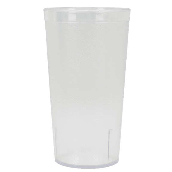 6pk Plastic Clear Glasses