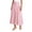 Light Pink, variant on Moomaya Women’s 100% Cotton Midi Skirt | High Waist Panelled A-Line Flared Skirt with Side Gathers | Soft Breathable Summer Casual Wear