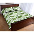 thumbnail image 3 of Juego de cama edredón con estampado de hojas de pepino en rodajas, 3 of 5