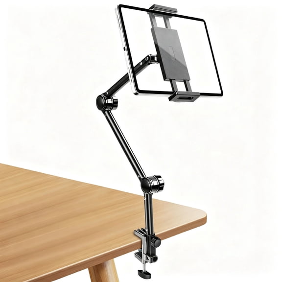 Tablet Stand for Bed Desk, EEEkit 360° Adjustable Long Arm Phone Mount, Lazy Bed Desk Mount Fit for iPad iPhone Samsung and 4–13" Devices