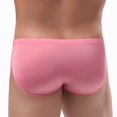 thumbnail image 4 of Swim Underwear for Men  Low Rise Briefs with Elastic Waistband and Mesh Patchwork, 4 of 7