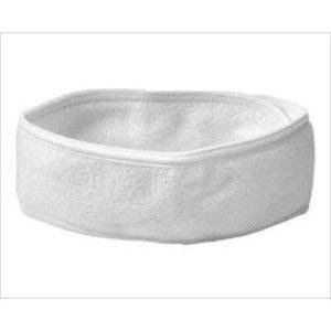 Plush Fleece Spa Sauna Women's Headband Hair Tie with extended velcro size Unisex 6/ Pack