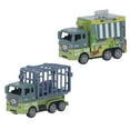 thumbnail image 1 of Coche de transporte de dinosaurios Jadeshay para niños, juguete, camión de transporte, diseño seguro, 1 of 14