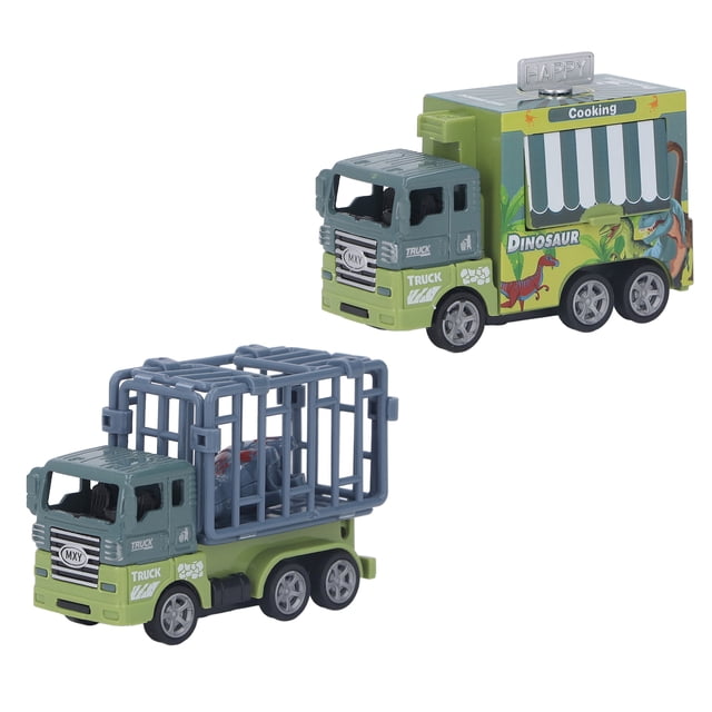 Coche de transporte de dinosaurios Jadeshay para niños, juguete, camión de transporte, diseño seguro