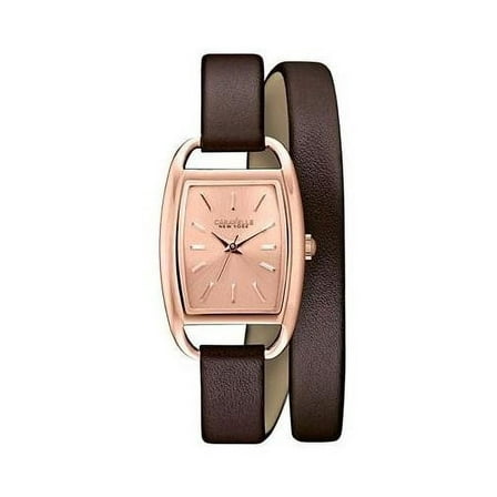 Caravelle New York Women's 44L124 Analog Display Japanese Quartz Brown Watch