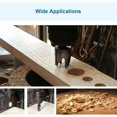 thumbnail image 5 of Juego de 8 brocas avellanadoras para tapones de madera, herramienta de corte para hacer tacos de madera, tacos, espigas, tacos, espigas, 5 of 5