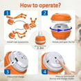 thumbnail image 6 of Peppy Pet Ball for Dogs, Dog Interactive Toys,Motion Activate Rolling Ball for Puppy/Small Dogs, Automatic Moving Toy,USB Rechargeable-Orange, 6 of 6