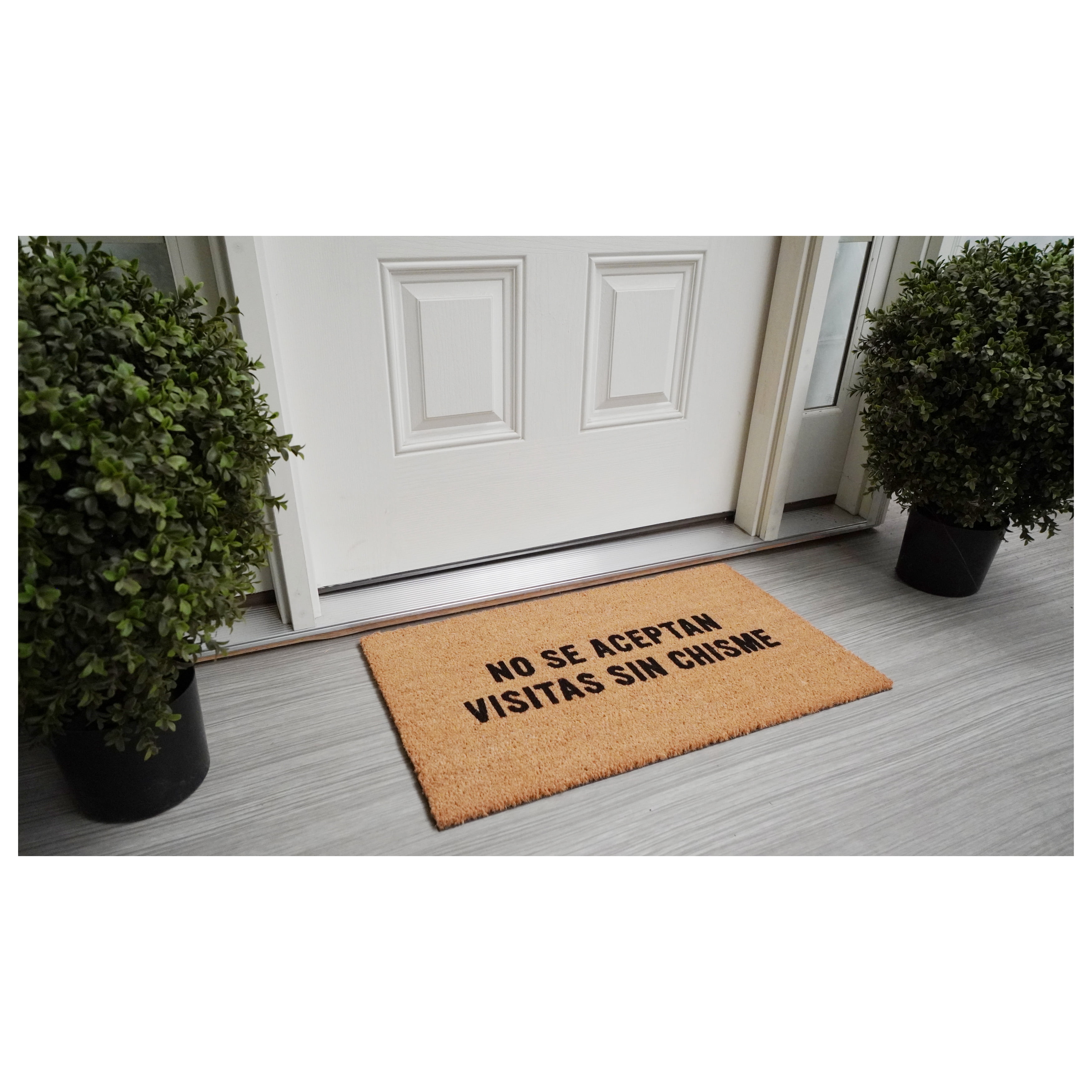 Calloway Mills 110772436 No Se Aceptan Visitas sin Chisme Doormat 24" x 36"