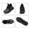 thumbnail image 3 of Breathable Sneakers Work Shoes Toe Anti-smashing Wear-resistant Steel Flying Woven Fabric Outdoor Men Protective Boots, 3 of 24