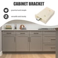 thumbnail image 3 of TEHAUX Kitchen Cabinet Brackets Beige ABS Iron Resilient and Secure Cabinet Hanger Support, 3 of 7