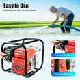 thumbnail image 3 of 7.5 HP 2" Portable Gas Powered Water Pump Gasoline Water Pump with 7.5m Water Pipe for water well intake, farmland irrigation, 3 of 19