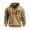 Khaki, variant on ZRGHAOYLQ Men's Big And Tall Hoodies Pullover 1/4 Zip Hooded Sweatshirt Mens Long Sleeve Cute Love Heart Pattern Sweatshirts Tops with Zipper Pockets Drawstring Oversized Hoodie