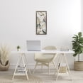 thumbnail image 2 of Stupell Industries Spring Blooms in Earth Tones Brown Framed Floater Canvas Wall Art design by Hannah Dawson, 31 x 15, 2 of 9