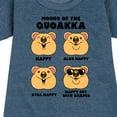 thumbnail image 3 of Instant Message - Quokka Moods - Toddler & Youth Girls Fleece Dress, 3 of 6