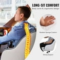 thumbnail image 3 of HCY Captain Bucket Seat, Pontoon Boat Seat with Thickened Sponge Padding, Boat Captain Chair for Fishing Boat, Sightseeing Boat, Speedboat, Canoe, 1-Piece, 3 of 7