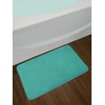 thumbnail image 2 of Abstract Bath Mat, Basic Simple Demonstration of Bumpy Wavy Horizontal Aquatic Stripes, Plush Bathroom Decor Mat with Non Slip Backing, 29.5" X 17.5", Cadet Blue and Sea Green, by Ambesonne, 2 of 2