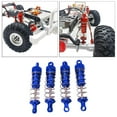 thumbnail image 3 of RC Metal Hydraulic Pressure Spring Shock Absorber Upgrade Parts for A949 A959 A969 WPL C14 C24 C44 D90 D91 MN45 - Blue, 3 of 8