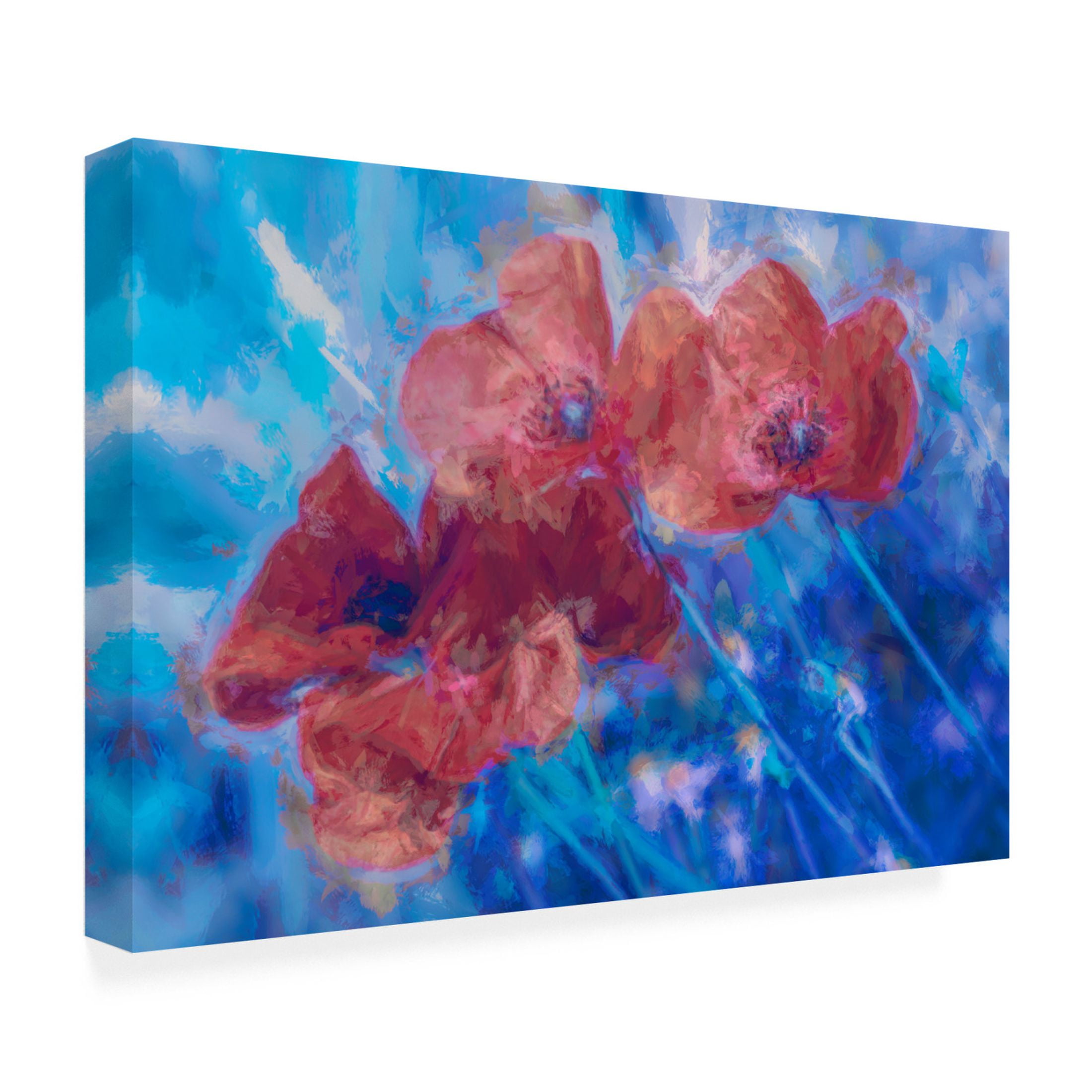 Trademark Fine Art Cicek Kiral Impressions of Spring Canvas Wall Art