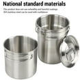 thumbnail image 4 of Stainless Steel Cookware Set Camping Cup Outdoor Portable Cooking Pot 2-3 People Camping Cookware, 4 of 9