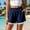 Navy, variant on ByworldtasicNo Boundaries Lace Trim Elastic High Waisted Shorts for Women Summer Casual Loose Lounge Shorts