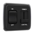 thumbnail image 2 of TAPDRA Durable Plastic Composite LED Toggle Dimmer Switch 12V DC 60 Watts For RV Boat Bus Travel Trailer Off Grid Lighting Accessory, 2 of 10