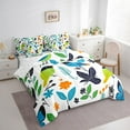 thumbnail image 3 of Manfei Animal Birds 7-Piece Twin Bedding Sets for Teens Boys Girls,Tree Leaves Bedding Comforter Set,Botanical Plants Breathable Sheet Sets,Lightweight Room Decor,Reversible, 3 of 8