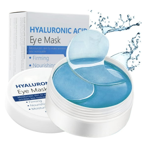 Ouwald Under Eye Patches, Eye Mask for Dark Circles, Puffy Eyes, Eye Bags & Wrinkles, Anti-Aging Hyaluronic Acid Eye Pads, 30 Pairs