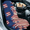 thumbnail image 2 of Bulopur Puerto Rican Flag Front Car Seat Cover Towel for Men Decorative Car Seat Protector with Storage Bag for Vacation Running Portable Fit SUV Sedan Truck 1pcs, 2 of 7