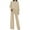 Beige, variant on Lovskoo Women's Sweater Set Trendy Winter Round-Neck Casual Long Sleeve Sweater Long Pant Set Beige