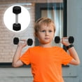 thumbnail image 2 of Small Dumbbell Kids Silicone Hexagonal Dumbbell Kids Hand Weight Barbell, 2 of 9