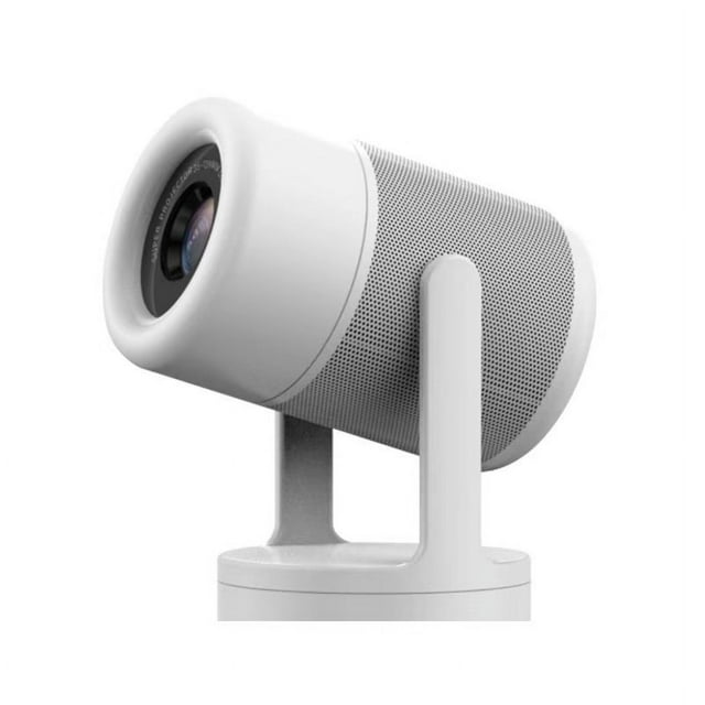 Projecteur J1 Android 11.0 Projecteur 4K Portable avec Mise au Point Électrique et Synthèse Automatique Projecteur de Cinéma Maison Intelligent Rotation à 360 Degrés