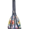 thumbnail image 4 of Sishka Womens Hand-Painted Floral Leather Ladies Bags – Convertible Backpack, Artistic Handmade Fashion for Work, Travel & Daily Use, 4 of 7