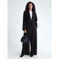 thumbnail image 2 of Free Assembly Women's Bow Front Cropped Blazer, Sizes XS-XXL, 2 of 5