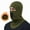 Army Green, variant on MELASA Winter Balaclava Face Mask for Men Women, Thermal Fleece Ski Mask with Movable Face Cover for Skiing, Snowboarding(Black)
