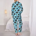thumbnail image 6 of Goofa Graduation Hats1 Printed Women’s 2 Piece Pajama Set Super,Pajamas Women's Long Sleeve Sleepwear Soft Button Down Loungewear Pjs Lounge Set Nightwear-X-Large, 6 of 9
