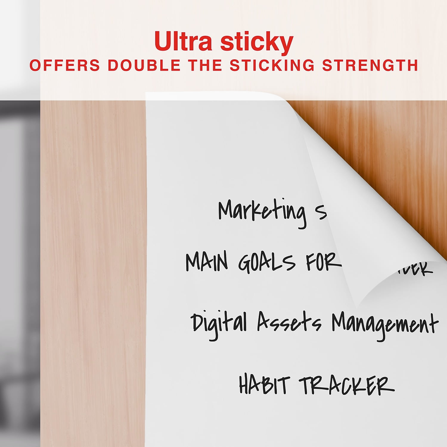 Staples Ultra Sticky Wall Easel Pad 25" x 30" 30 Sheets/Pad 2 Pads/Pack (ST62841)