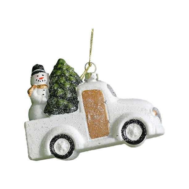 Decoración colgante para de Navidad, decoración del hogar, decoración navideña, decoración para de Navidad para bodas, paredes de jardín camioneta Macarena colgante colgante
