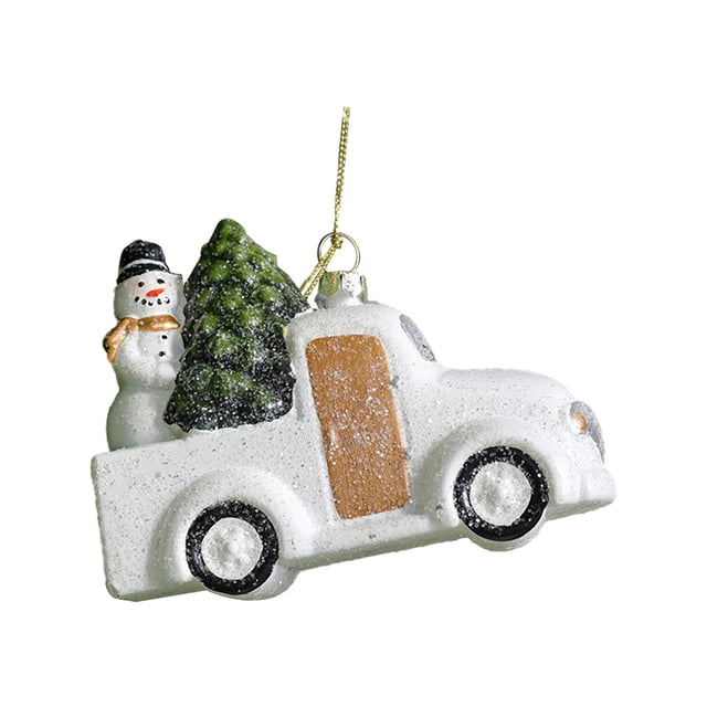 Decoración colgante para de Navidad, decoración del hogar, decoración navideña, decoración para de Navidad para bodas, paredes de jardín camioneta Macarena colgante colgante