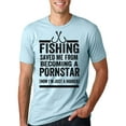 thumbnail image 3 of Fishing T-Shirt Funny Fisherman T-Shirt XX-Large Light Blue, 3 of 5