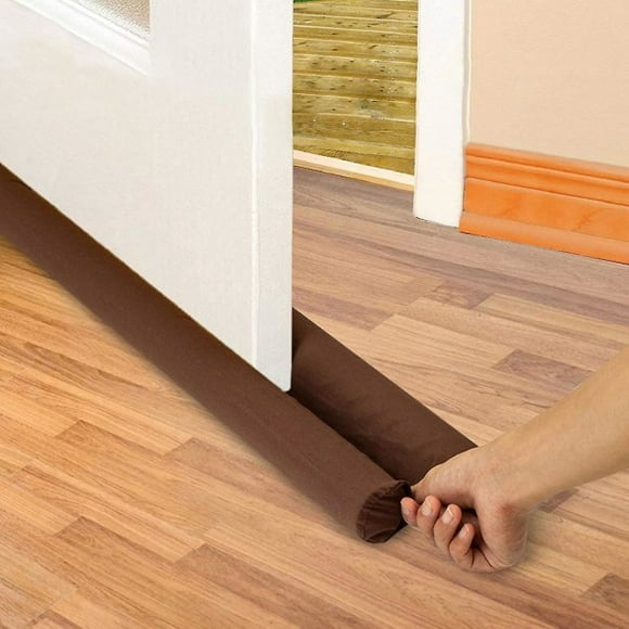 Door draft stopper, interior door zipper, keeps the heat in