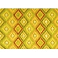 thumbnail image 1 of Ahgly Company Machine Washable Indoor Rectangle Southwestern Yellow Country Area Rugs, 6' x 9', 1 of 4