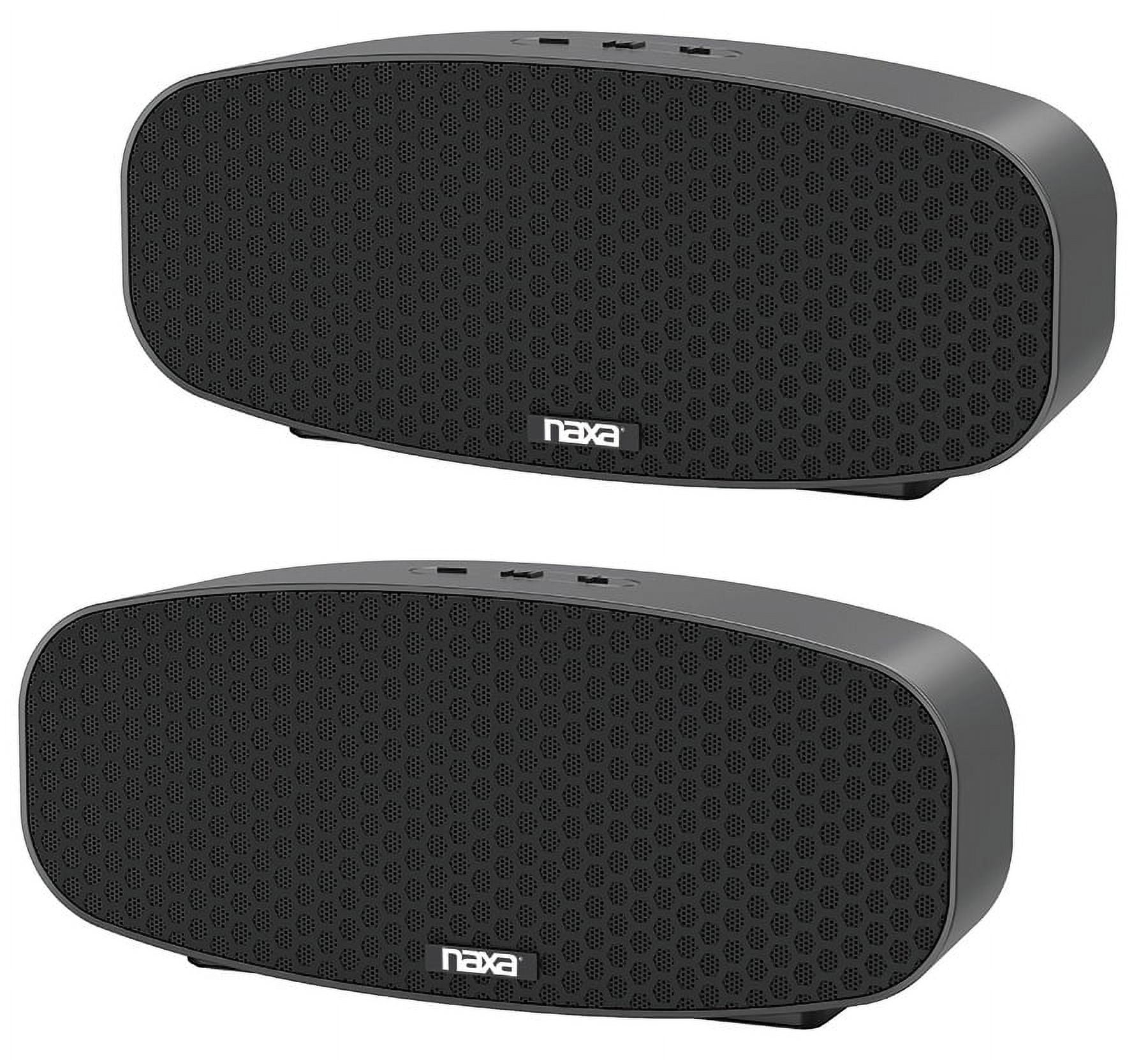 Naxa Dual Bluetooth True Wireless Sync Speakers Combo (NAS