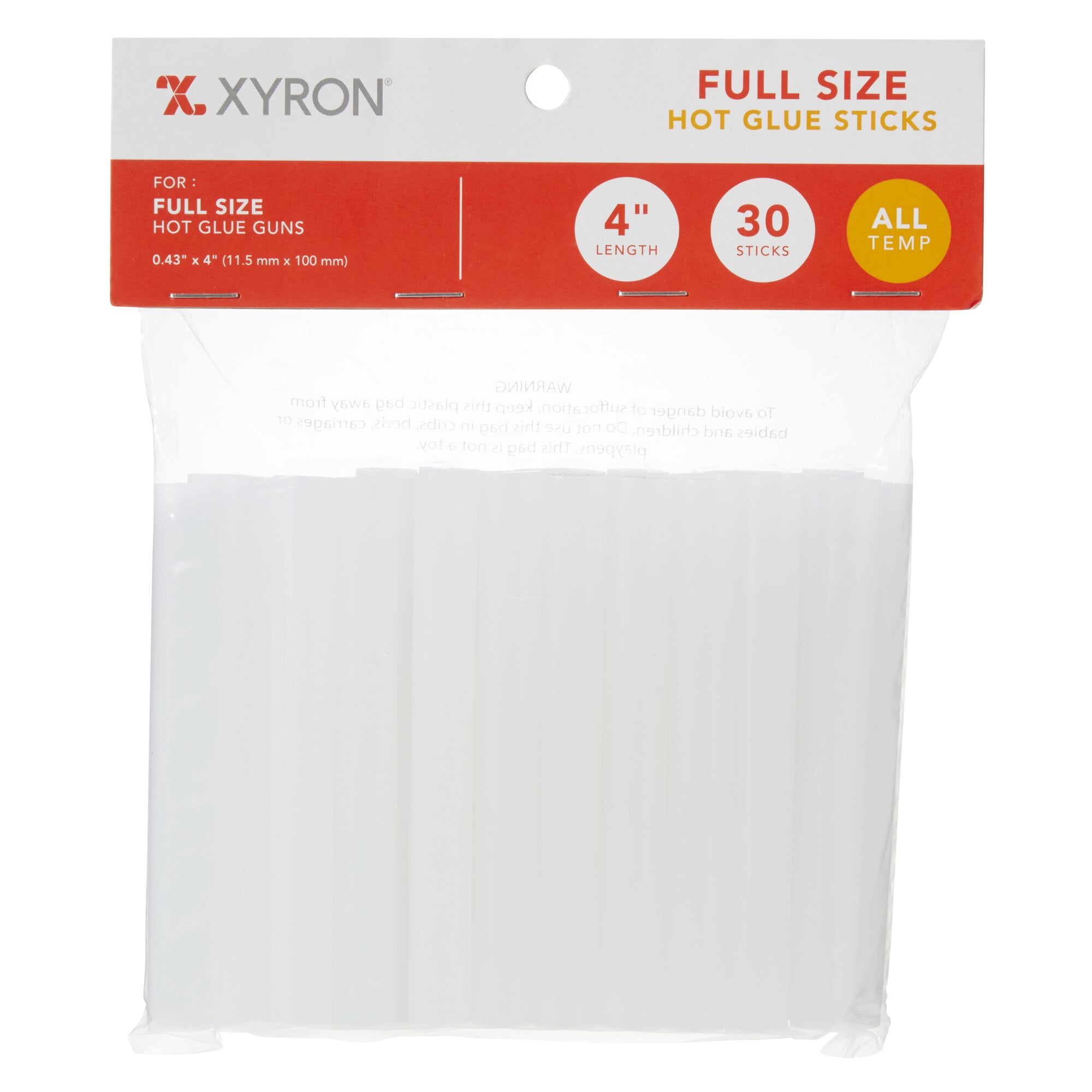 Xyron Full Size Hot Glue Sticks 4 30 Pack - Hot Glue Guns